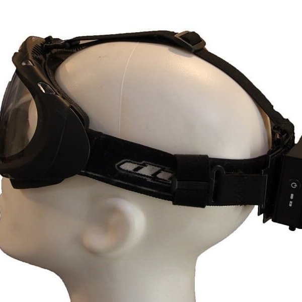 Mannequin wearing Exfog system