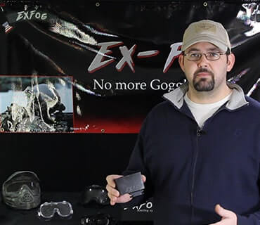 Aaron explaining the Exfog system