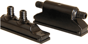 Exfog system attachment components