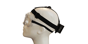 Exfog system traditional headband attachment