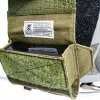 Green ExFog helmet pouch